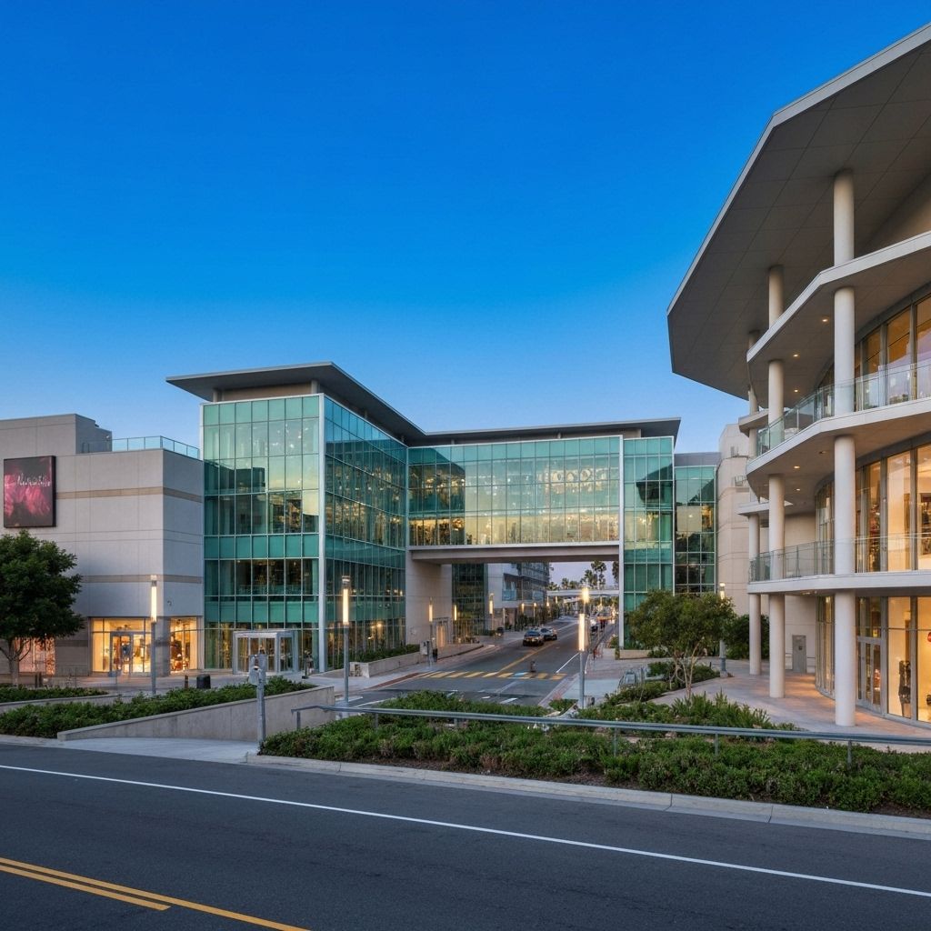 Costa Mesa South Coast Plaza shopping center - perfect for mobility scooter exploration
