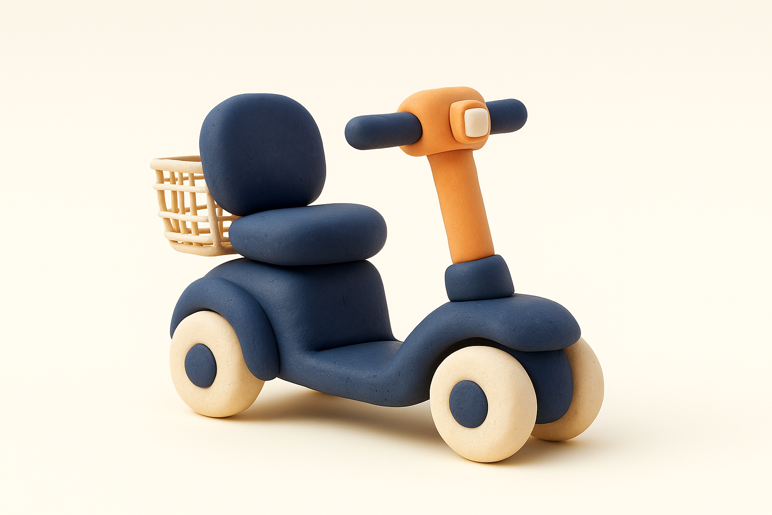 Illustrated mobility scooter image used by OC Mobility Rentals to promote scooter hire with easy booking and delivery.