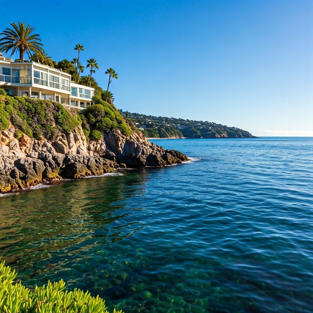 Laguna Beach coastal cliffs and art galleries - perfect for mobility scooter exploration